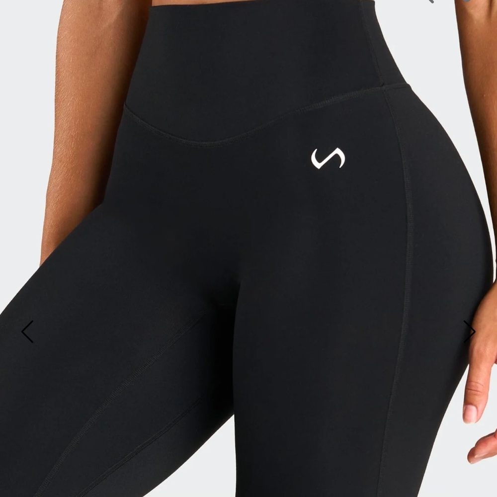 TLF Tempo High Waisted Leggings Black Womens Small Workout Gym Yoga Pants